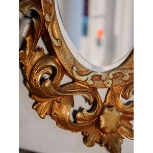 Georges, le miroir ovale en bronze n°922