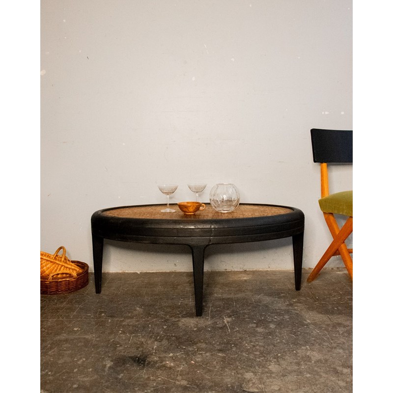 Table basse ovale en bois n°400