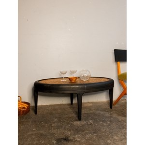 Table basse ovale en bois n°400