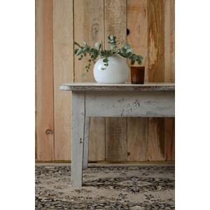 Table basse patinée en bois n°385