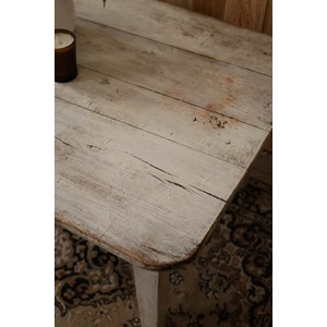 Table basse patinée en bois n°385