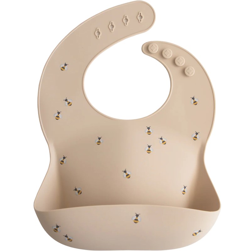 Bavoir à poche en silicone bee