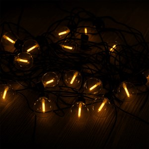 Lot de 2 guirlandes solaires transparent besty