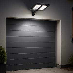 Lot de 2 projecteurs solaires sensor noir clipper