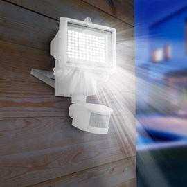 Lot de 2 projecteurs solaires sensor blanc cooper