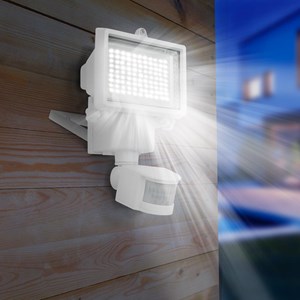 Lot de 2 projecteurs solaires sensor blanc cooper