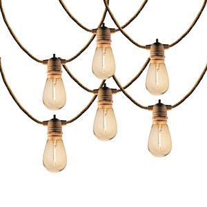 Guirlande solaire beige fantasy