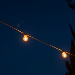 Guirlande solaire beige fantasy