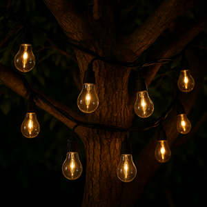 Lot de 2 guirlandes solaires transparent party max