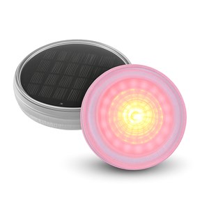 Lot de 2 lampes de piscine flottante blanc splashy