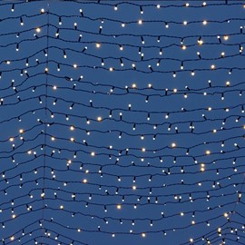 Lot de 2 guirlandes solaires noir yogy