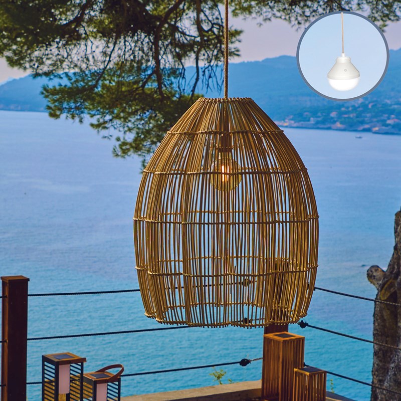 Suspension sans fil beige avila