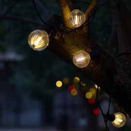 Guirlande solaire transparent bamby