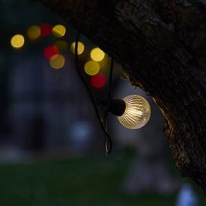 Guirlande solaire transparent bamby