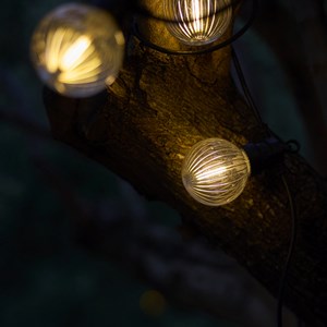 Guirlande solaire transparent bamby