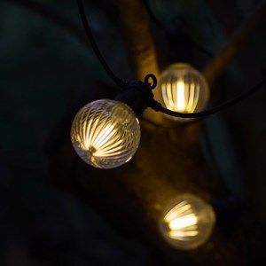 Guirlande solaire transparent bamby