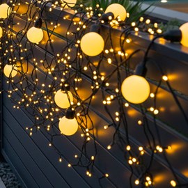 Guirlande solaire blanc billy