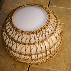 Boule lumineuse sans fil marron dress me