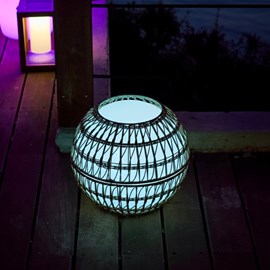 Boule lumineuse secteur marron dress me
