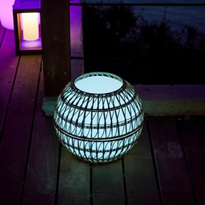 Boule lumineuse secteur marron dress me