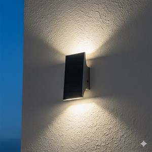 Applique murale solaire noir daylor