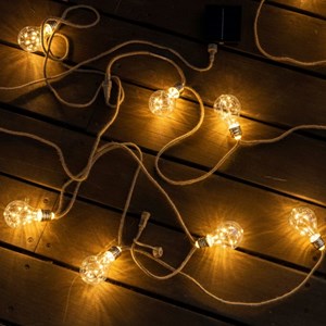 Guirlande solaire beige fantasy star