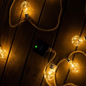 Guirlande solaire beige fantasy star