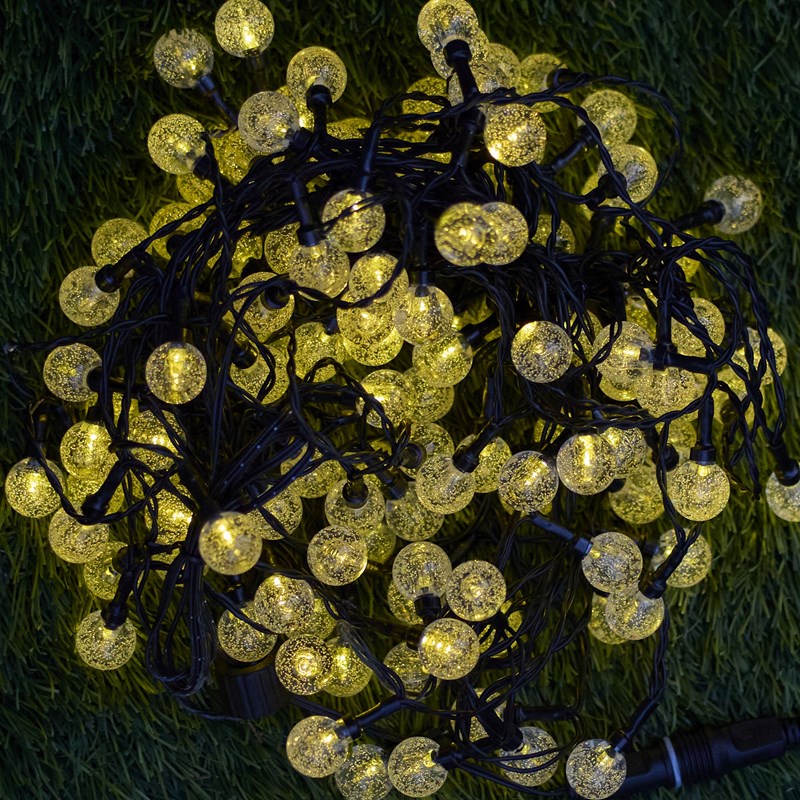 Guirlande solaire transparent festy