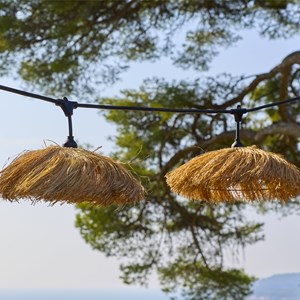 Guirlande connectable e27 beige havana