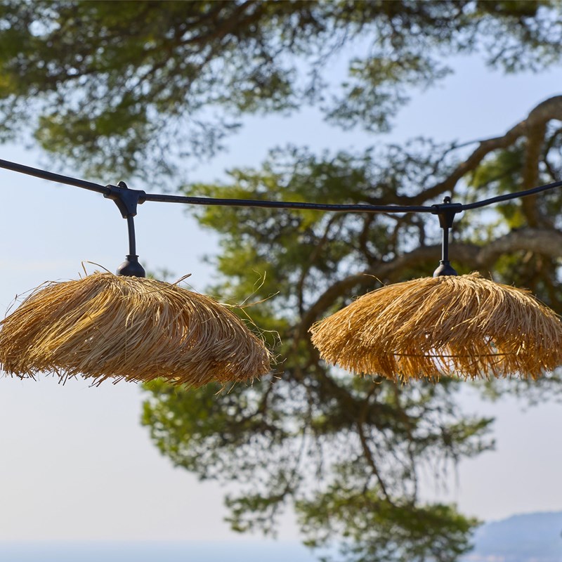 Guirlande connectable e27 beige havana