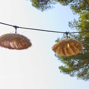 Guirlande connectable e27 beige havana