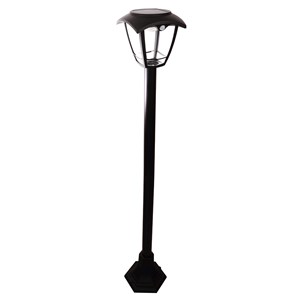 Lampadaire solaire noir lumax