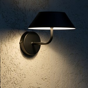 Applique murale solaire noir nerio