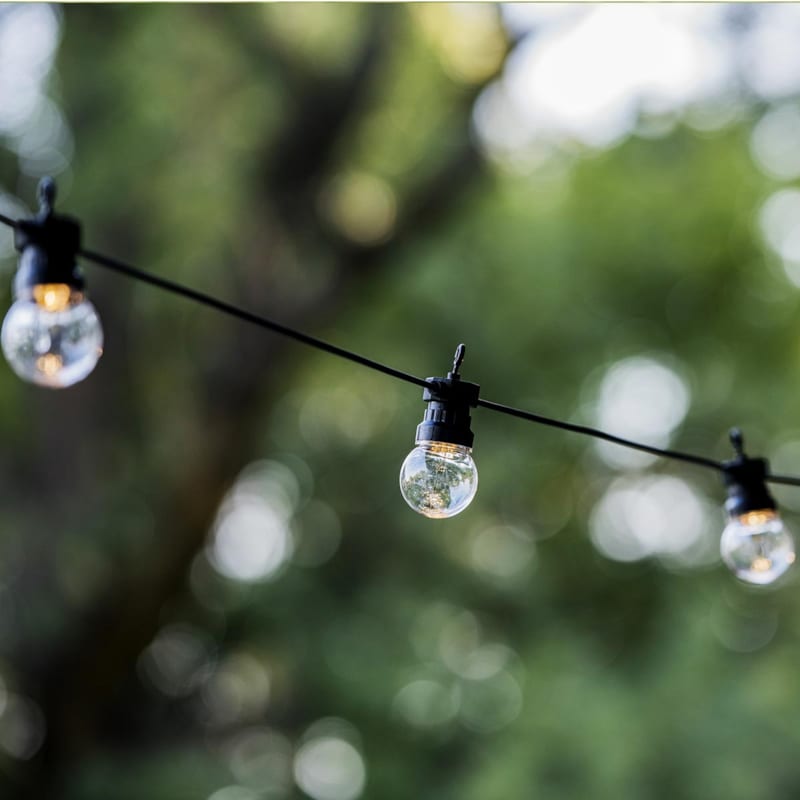 Guirlande solaire party 20 led 9m