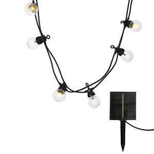 Guirlande solaire transparent party