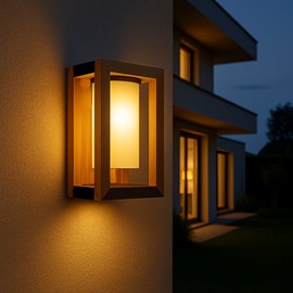 Applique murale solaire marron seraphina