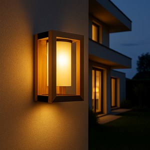 Applique murale solaire marron seraphina