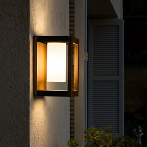 Applique murale solaire marron seraphina