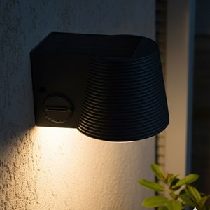 Applique murale solaire sensor gris soline