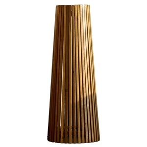 Lampadaire solaire bois tecka