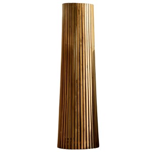 Lampadaire solaire bois tecka