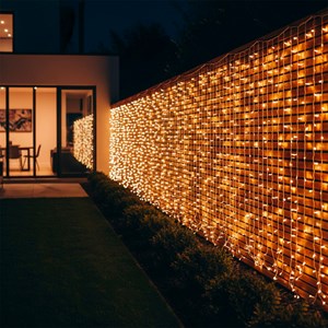 Guirlande rideau solaire cuivre yogy curtain