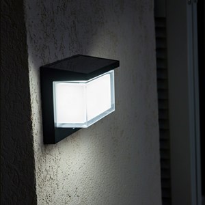 Applique murale solaire noir zeany