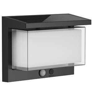 Applique murale solaire noir zeany