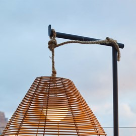 Pied support de lampe gris hold me