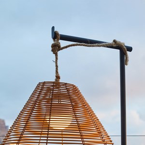 Pied support de lampe gris hold me