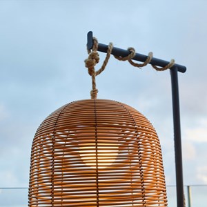 Pied support de lampe gris hold me