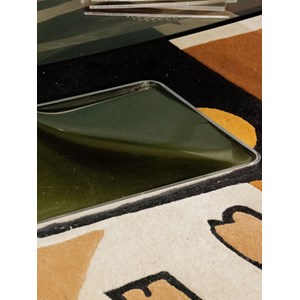 Table basse en verre michel dumas n°688