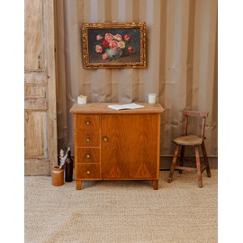 Buffet en placage de teck n°487