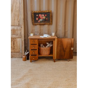 Buffet en placage de teck n°487